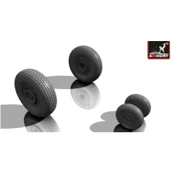 ILJUSHIN IL-28 BEAGLE WHEELS, WEIGHTED 1/72 ARMORY AW72040