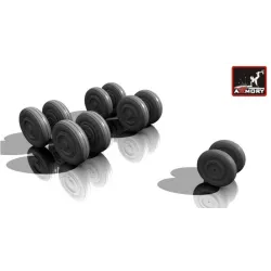 TUPOLEV TU-128 WHEELS 1/72 ARMORY AW72041