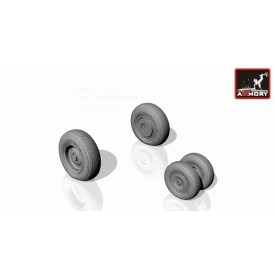 MIL MI-8/17 HIP WHEELS, WEIGHTED 1/144 ARMORY AW14006