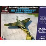 MESSERSCHMITT ME 163B KOMET W SCHEUCH SCHLEPPER 1/144 ARMORY 14504