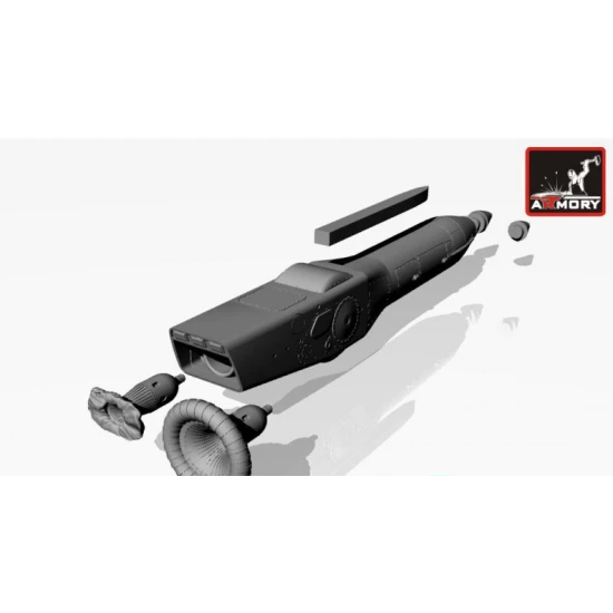 UPAZ-M SAKHALIN SOVIET RUSSIAN UNIVERSAL REFUELING POD FOR SU-24M KIT 1/72 ARMORY ACA7276