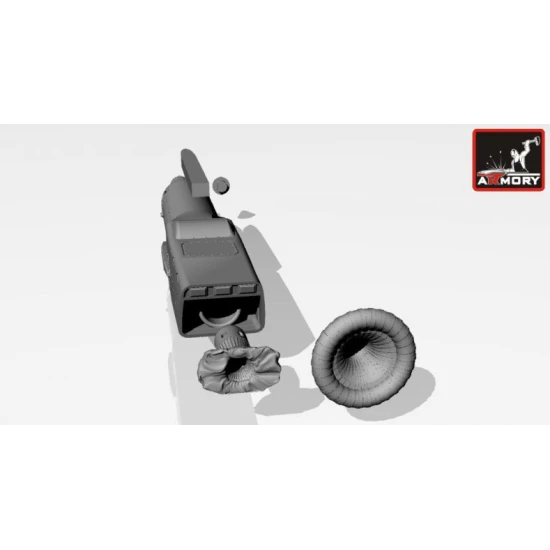 UPAZ-M SAKHALIN SOVIET RUSSIAN UNIVERSAL REFUELING POD FOR SU-24M KIT 1/72 ARMORY ACA7276