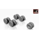 WHEELS SET 1/72 FOR TUPOLEV TU-22 'BLINDER' 1/72 ARMORY AW72043