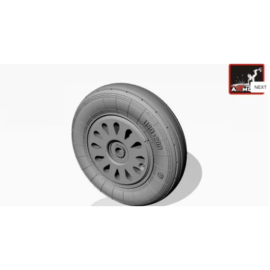 WHEELS SET 1/72 FOR TUPOLEV TU-22 'BLINDER' 1/72 ARMORY AW72043