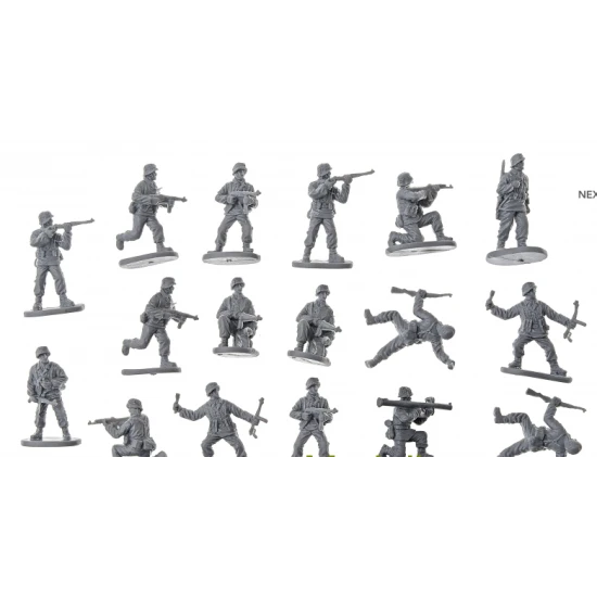 WWII GERMAN PANZERGRENADIERS 2 1/72 CEASAR MINIATURES H053