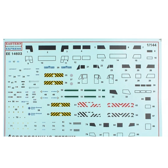 AIRPORT SERVICE, SET 4 1/144 EASTERN EXPRESS 14603