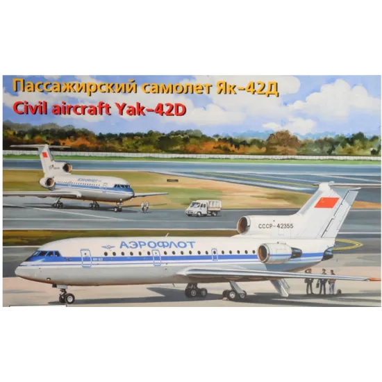 CIVIL AIRLINER YAK-42D AEROFLOT 1/144 EASTERN EXPRESS 14494