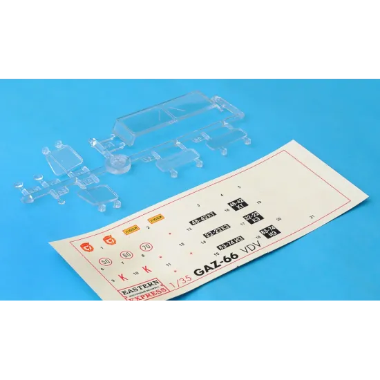 GAZ-66V SOVIET AIRBORNE TRUCK 1/35 EASTERN EXPRESS 35133