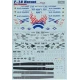 DECAL 1/72 FOR F-18 HORNET, PART 1 1/72 PRINT SCALE 72-044