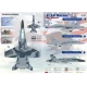 DECAL 1/72 FOR F-18 HORNET, PART 1 1/72 PRINT SCALE 72-044