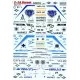 DECAL 1/72 FOR F-18 HORNET LANCERS, PART 3 1/72 PRINT SCALE 72-053