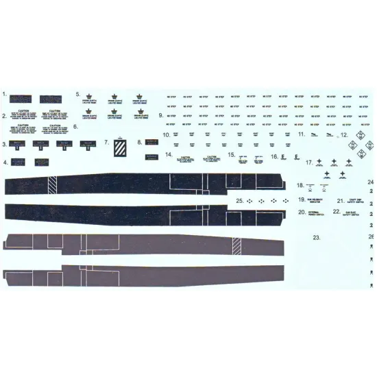 DECAL 1/72 FOR F-18 HORNET LANCERS, PART 3 1/72 PRINT SCALE 72-053