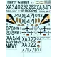 DECAL 1/72 FOR FAIREY GANNET 1/72 PRINT SCALE 72-069