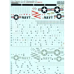 DECAL FOR A-7 CORSAIR II, PART-1 1/72 PRINT SCALE 72-160