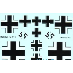 DECAL FOR HEINKEL HE-111 1/72 PRINT SCALE 72-163