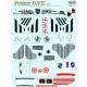 DECAL 1/72 FOR FOKKER D VII, PART 1, 4 SHEETS 1/72 PRINT SCALE 72-024