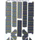 DECAL 1/72 FOR FOKKER D VII, PART 1, 4 SHEETS 1/72 PRINT SCALE 72-024
