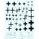 DECAL 1/72 FOR FOKKER D VII, PART 1, 4 SHEETS 1/72 PRINT SCALE 72-024