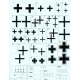 DECAL 1/72 FOR FOKKER D VII PART 2, 3 SHEETS 1/72 PRINT SCALE 72-025