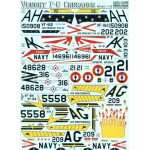 DECAL FOR VOUGHT F-8 CRUSADER 1/72 PRINT SCALE 72-095