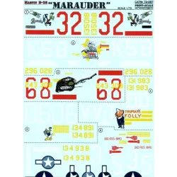 DECAL 1/72 FOR B-26 MARAUDER BOMBER 1/72 PRINT SCALE 72-097