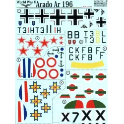 DECAL 1/72 FOR ARADO AR 196 1/72 PRINT SCALE 72-119
