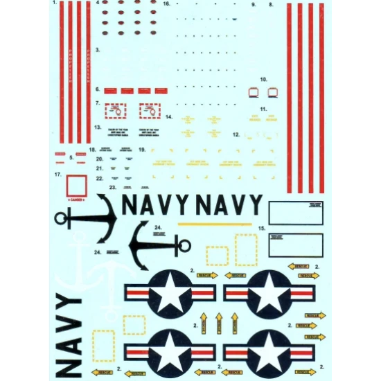 DECAL 1/72 FOR LOCKHEED P-3 ORION 1/72 PRINT SCALE 72-132