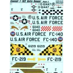 DECAL 1/72 FOR CONVAIR F-102 DELTA DAGGER, PART 1 1/72 PRINT SCALE 72-147