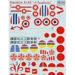 DECAL FOR NAKAJIMA KI-43 HAYABUSA 1/72 PRINT SCALE 72-171