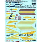 DECAL FOR B-57 CANBERRA, PART 2 1/72 PRINT SCALE 72-194