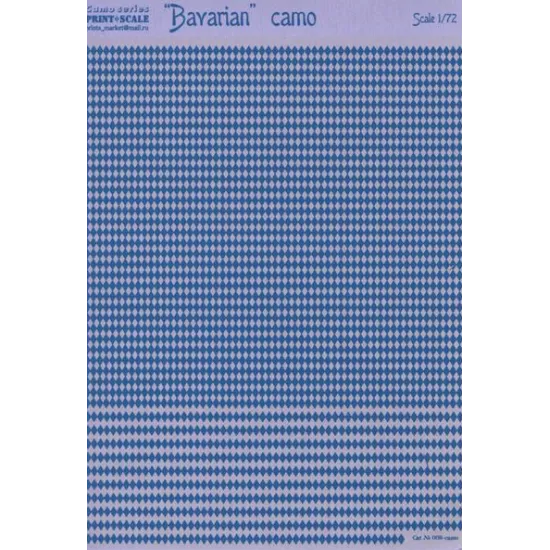 DECAL FOR BAVARIAN CAMO 1/72 PRINT SCALE 009-camo