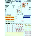 DECAL FOR F-105 THUNDERCHIEF, PART 1 1/48 PRINT SCALE 48-070
