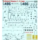 DECAL FOR MCDONNELL DOUGLAS F-15 EAGLE 1/48 PRINT SCALE 48-087