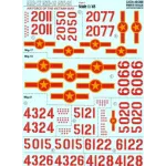 DECAL FOR NORTH VIETNAMESE MIGS (MIG 17,MIG 19,MIG 21) OF THE VIETNAM WAR, PART 1 1/48 PRINT SCALE 48-088