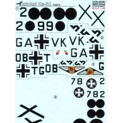 DECAL FOR HEINKEL NE-51, PART 2 1/48 PRINT SCALE 48-093