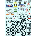 DECAL FOR BOEING B-29 SUPERFORTRESS 1/144 PRINT SCALE 144-008