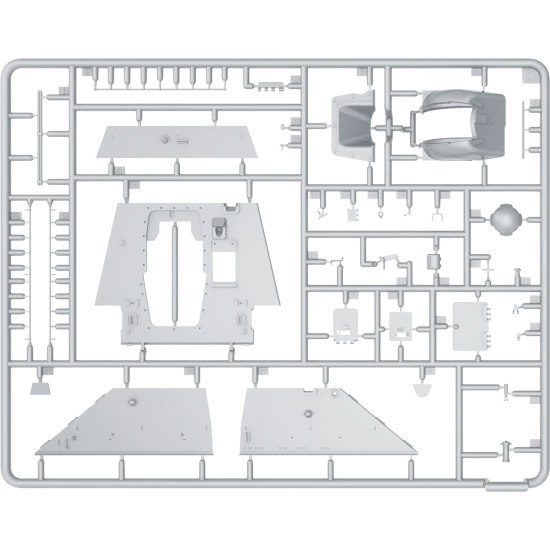 SU-122 MID PRODUCTION INTERIOR KIT 1/35 MINIART 35197