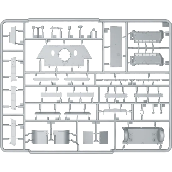 SOVIET SU-85 MOD. 1944, EARLY PRODUCTION INTERIOR KIT 1/35 MINIART 35204