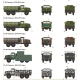 DECALS FOR ZIL-131 ARMY TRUCK 1/35 Dan Models 35015