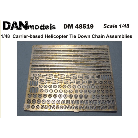 CARRIER-BASED HELICOPTER TIE DOWN CHAIN ASSEMBLIES 1/48 Dan Models 48519 CARRIER-BASED HELICOPTER TIE DOWN CHAIN ASSEMBLIES 1/48 Dan Models 48519