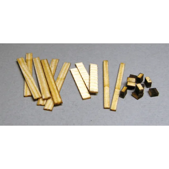MATERIAL FOR DIORAMAS. PALLETS. SET FOR MAKING 4 PIECES. VENEER 1/35 DAN MODELS 35230