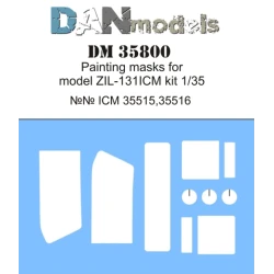 PAINTING MASKS FOR MODEL ZIL 131 (ICM KIT) 1/35 DAN MODELS 35800