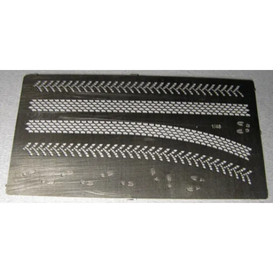 STENCIL FOR PRINTS OF TIRE TREADS 1/48 DAN MODELS 48530