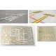 STENCIL FOR DRAWING A MARKING ON THE CONCRETE COVERING OF AIRPORT 1/48 DAN MODELS 48531