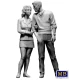 BOB AND SALLY - THE HAPPY COUPLE, DANGEROUS CURVES SERIES PLASTIC MODEL KIT 1/24 MASTER BOX 24029