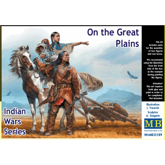 INDIAN WARS SERIES . ON THE GREAT PLAINS 1/35 MASTER BOX 35189