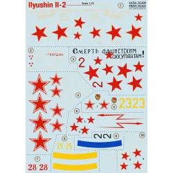 DECAL 1/72 FOR ILYUSHIN IL-2 PRINT SCALE 72-306